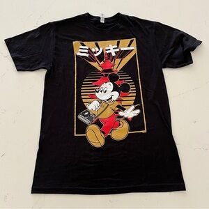 Disney Japan Tourist Black T-Shirt Size S